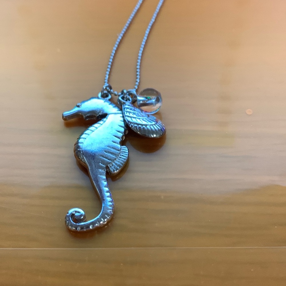 Seahorse necklace 18”*